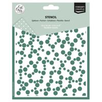 Vaessen Creative • stencil random rounds 15x15cm