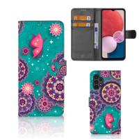 Samsung Galaxy A13 (4G) Hoesje Cirkels en Vlinders Samsung Galaxy A13 (4G) Hoesje Cirkels en Vlinders