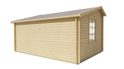 Blokhut - Tuinhuis Tane | 40 mm | vuren bruin geïmpregneerd