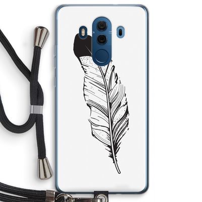 Pluim: Huawei Mate 10 Pro Transparant Hoesje met koord