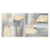 Canvas Home ESPRIT Canvas Hout MDF 80 x 3 x 80 cm