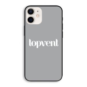 Topvent Grijs Wit: iPhone 12 Biologisch afbreekbaar hoesje