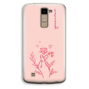 Giving Flowers: LG K10 (2016) Transparant Hoesje