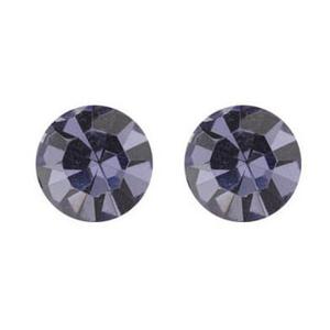 Biba Oorbellen met Swarovski Steentje Tanzanite