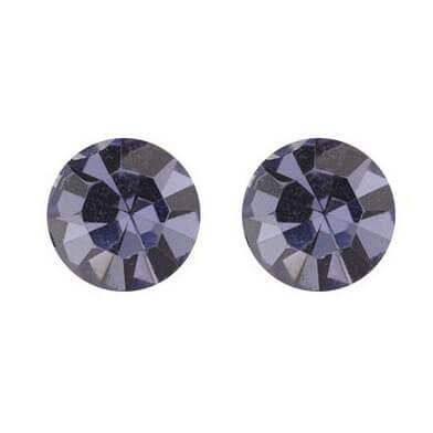 Biba Oorbellen met Swarovski Steentje Tanzanite