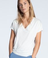 Calida Calida dames pyjamatop kort 14337 wit 910 Calida Calida dames pyjamatop kort 14337 wit 910