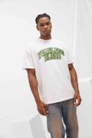 Fearless Blood Logoprint T-Shirt Heren Wit/Groen - Maat S - Kleur: WitGroen | Soccerfanshop