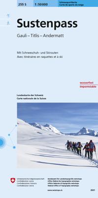 Toerskikaart 255S Sustenpass | Swisstopo