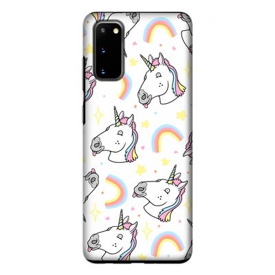 Rainbow Unicorn: Samsung Galaxy S20 Tough Case