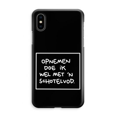 Schotelvod: iPhone XS Max Volledig Geprint Hoesje
