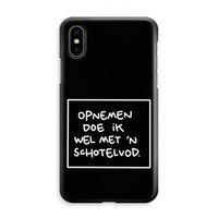 Schotelvod: iPhone XS Max Volledig Geprint Hoesje