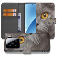 Telefoonhoesje | Met pasjeshouder | Xiaomi 15 Britse Korthaar