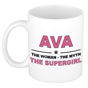 Ava The woman, The myth the supergirl cadeau koffie mok / thee beker 300 ml   -