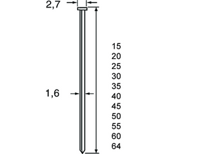Dutack Brad SKN16 CRvs 30 mm doos 2.500 stuks - 5138041