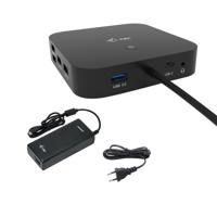 i-tec USB-C HDMI DP Docking Station with Power Delivery 100 W + Universal Charger 112 W - thumbnail
