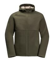 Jack wolfskin Windland Jas Heren Softshell Island Moss XL