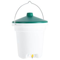 VidaXL Pluimveewaterbak met spenen 12 l