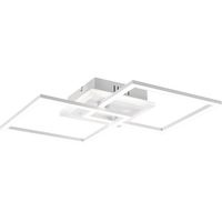 LED Plafondlamp - Plafondverlichting - Trion Venda - 25W - Natuurlijk Wit 4000K - Dimbaar - Vierkant - Mat Wit - Aluminium - thumbnail