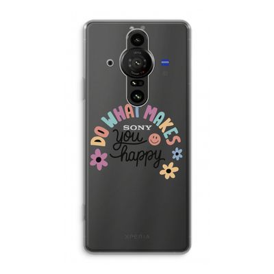 Happy days: Sony Xperia Pro-I Transparant Hoesje