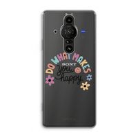 Happy days: Sony Xperia Pro-I Transparant Hoesje