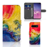 Hoesje Samsung Galaxy S10 Plus Watercolor Dark - thumbnail