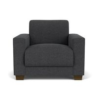 Fauteuil Aberdeen - stof - grijs - Leen Bakker