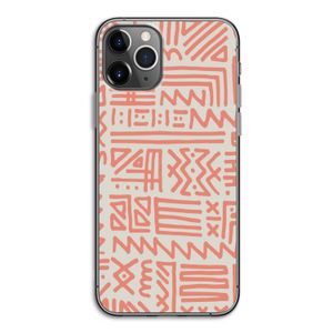 Marrakech Pink: iPhone 11 Pro Transparant Hoesje