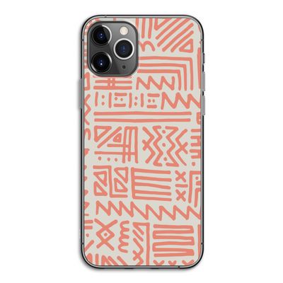 Marrakech Pink: iPhone 11 Pro Transparant Hoesje