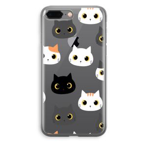 Katten: iPhone 8 Plus Transparant Hoesje