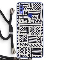 Marrakech print: Honor Note 10 Transparant Hoesje met koord