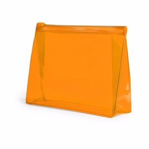 Handbagage toilettas oranje 17 cm - Toilettassen