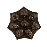 Nordic Ware - Bakvorm ""Monster mask cakelette pan"" - Nordic Ware Fall Harvest Bronze