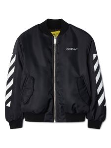 Off-White Kids veste bomber Bookish Diag - Noir