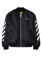 Off-White Kids veste bomber Bookish Diag - Noir