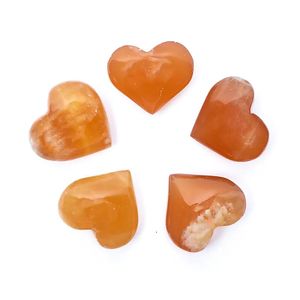Edelstenen Hart Honing Calciet - 4 cm