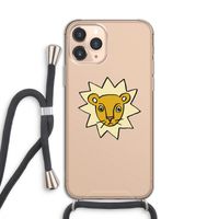 Kleine leeuw: iPhone 11 Pro Transparant Hoesje met koord