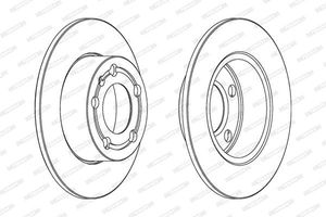Ferodo Remschijf DDF929C