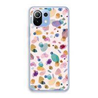 Terrazzo Memphis Pink: Xiaomi Mi 11 Lite Transparant Hoesje