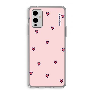 Hartjes: OnePlus 9 Transparant Hoesje