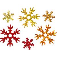 Creativ Company Pailletten, afm 25+45 mm, koper, goud, rood, 30 gr/ 1 doos