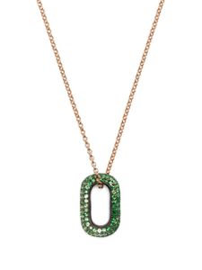 Selim Mouzannar collier Link Extension en or rose 18ct serti de tsavorite