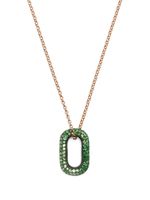 Selim Mouzannar collier Link Extension en or rose 18ct serti de tsavorite