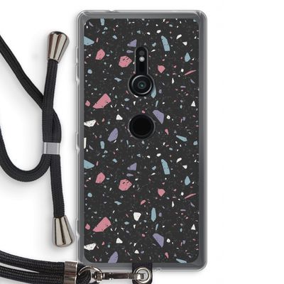 Terrazzo N°16: Sony Xperia XZ2 Transparant Hoesje met koord