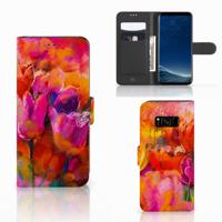 Hoesje Samsung Galaxy S8 Tulips | Portemonnee hoesje