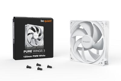 be quiet! Pure Wings 3 120mm PWM White Computer behuizing Ventilator 12 cm Wit 1 stuk(s)