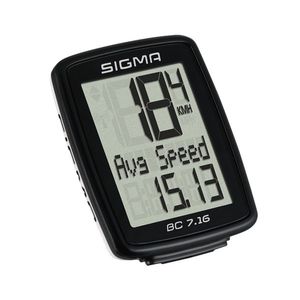 Sigma BC 7.16 Fietscomputer Via kabel Met wielsensor