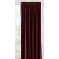Leen Bakker - Gordijnstof Yara Lichtdoorlatend - Bordeaux - Polyester - Rood - B150 Cm