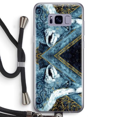 Golden Fox: Samsung Galaxy S8 Transparant Hoesje met koord