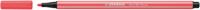 Viltstift stabilo pen 68/040 m neon rood | 10 stuks