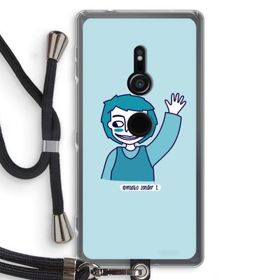 Zwaai: Sony Xperia XZ2 Transparant Hoesje met koord